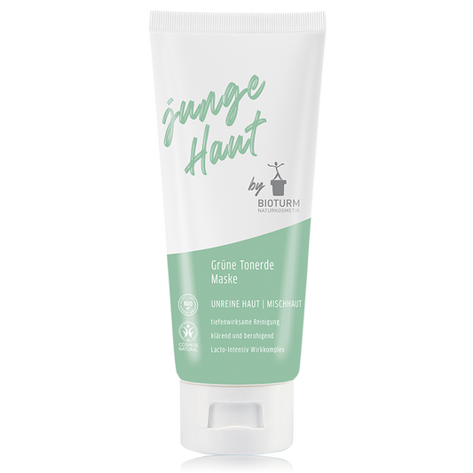 Bioturm Grüne Tonerde Maske junge Haut 100 ml - die Naturcosmetic