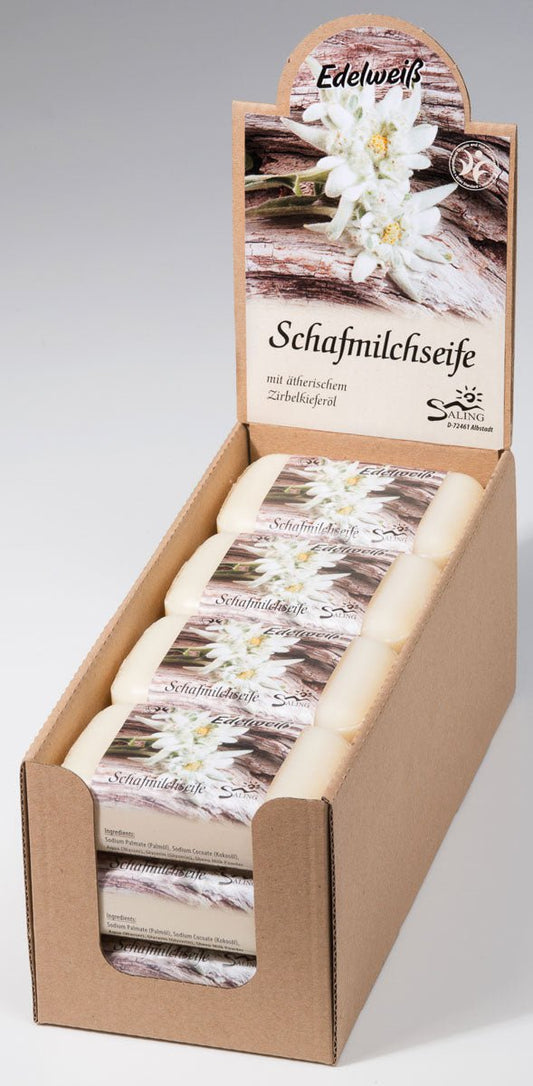 Saling Schafmilchseife "Edelweiß" 100 g - Saling