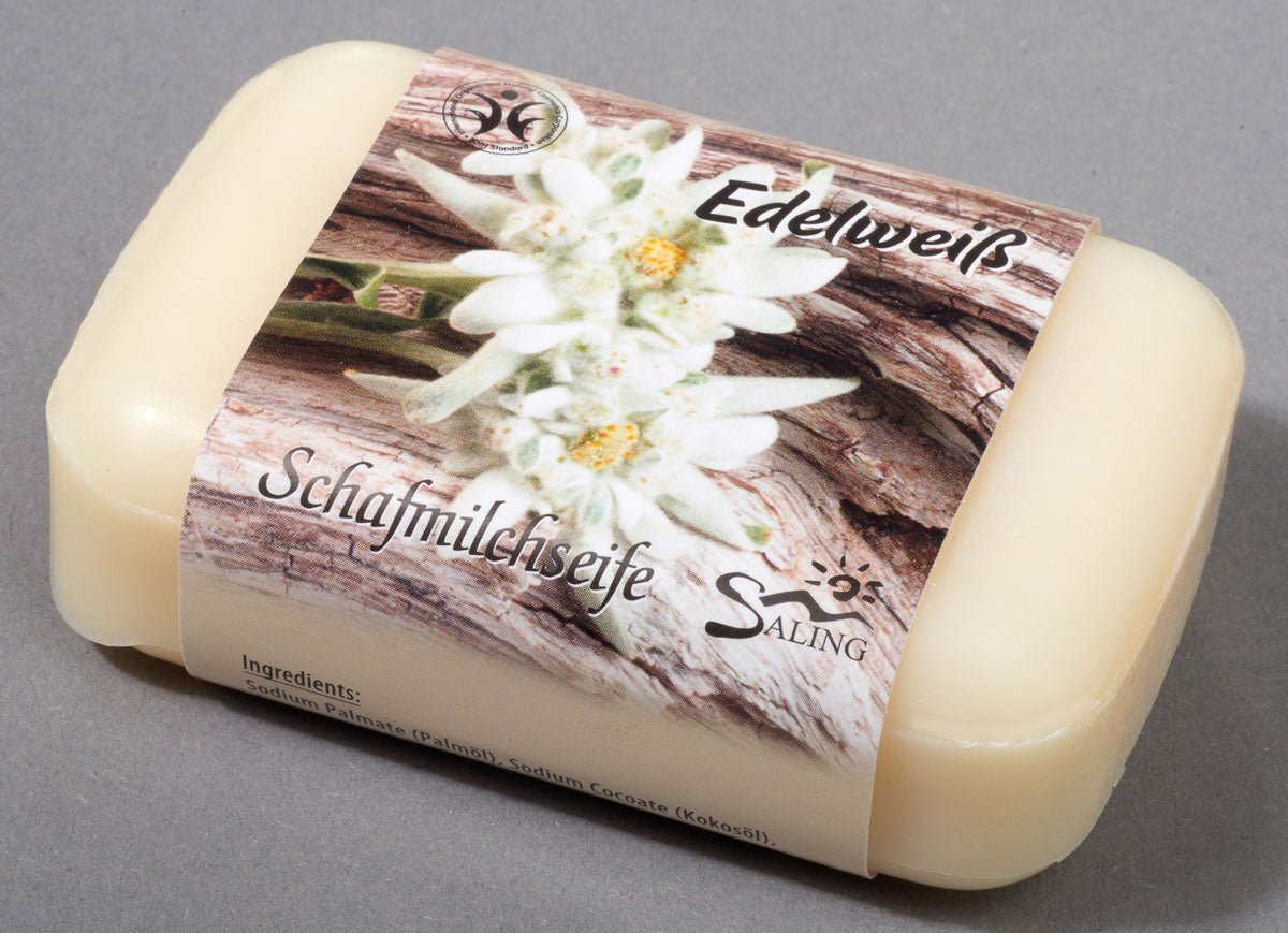 Saling Schafmilchseife "Edelweiß" 100 g - Saling