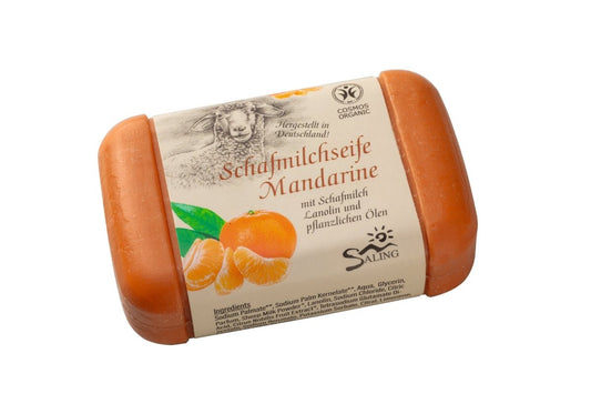 Saling Schafmilchseife Mandarine 100 g - Saling