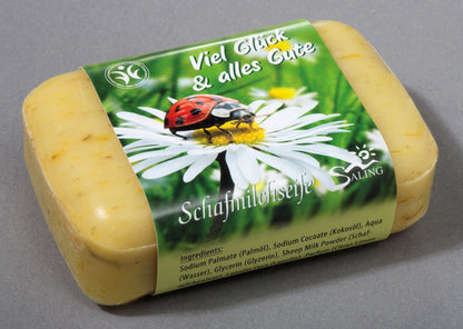 Saling Schafmilchseife "Viel Glück und alles Gute" 100 g - Saling