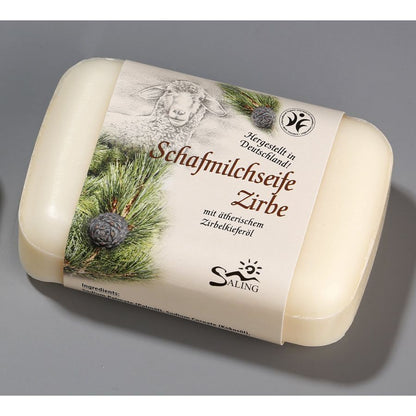 Saling Schafmilchseife Zirbe 100 g - Saling