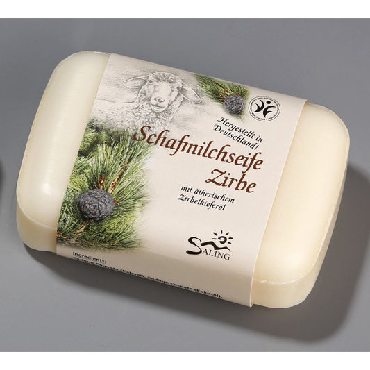 Saling Schafmilchseife Zirbe 100 g - Saling