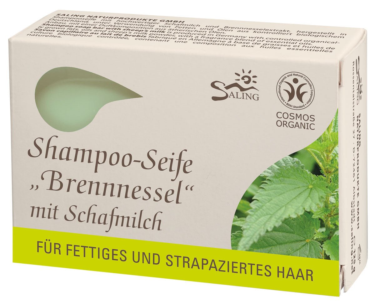 Saling Shampoo-Seife "Brennessel" 125 g - Saling
