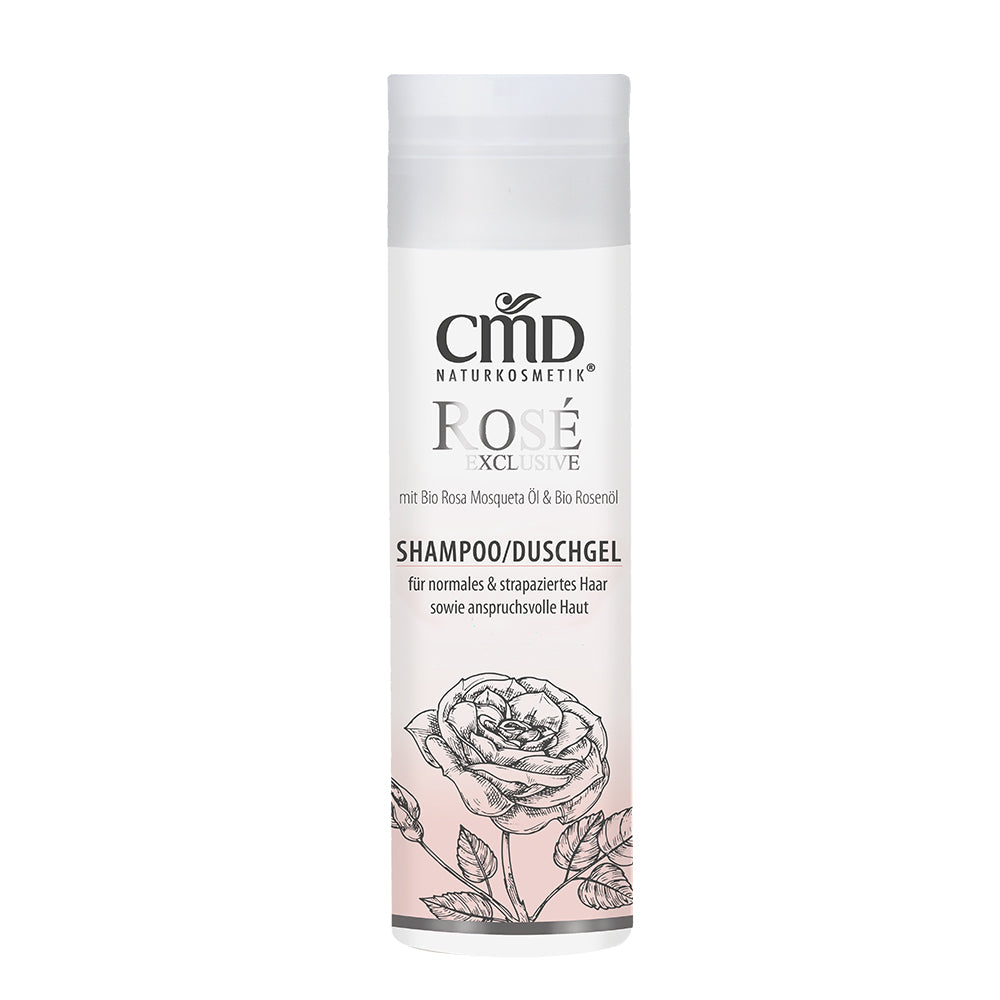 CMD Rosé Exclusive Shampoo/Duschgel 200 ml - die Naturcosmetic