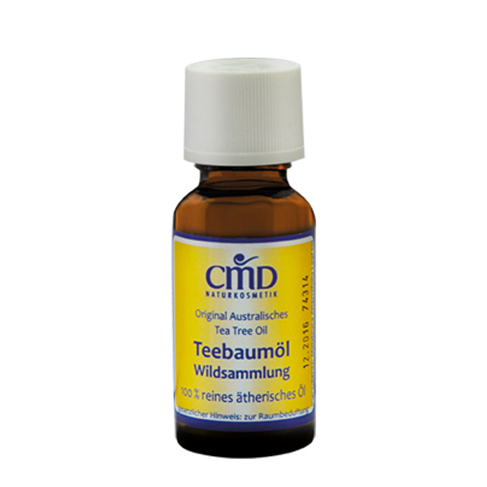 CMD Teebaumöl Wildsammlung 20 ml mit Tropfeinsatz - die Naturcosmetic